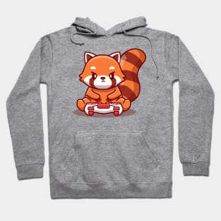 Cute Red Panda Gaming Hoodie